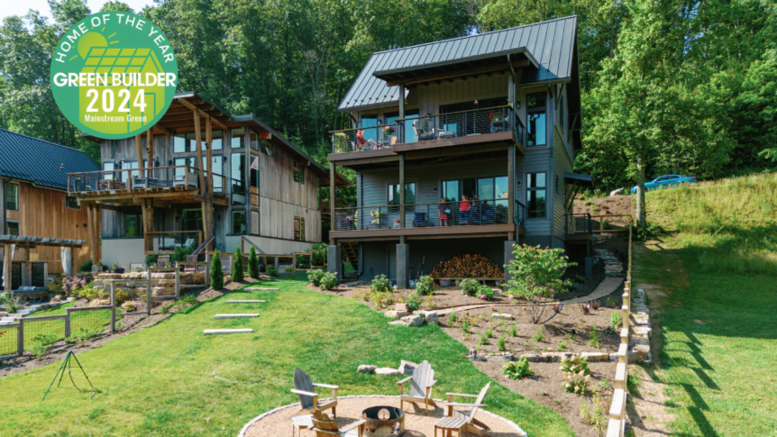 Green Builder Magazine Green Home of the Year, Red Tree Builders, Olivette, Asheville